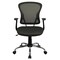 Emma and Oliver Mid-Back Mesh Swivel Task Office Chair with Chrome Base and Arms
